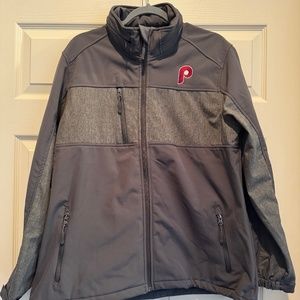 Philadelphia Phillies Gray Zephyr Medium Weight Retro Jacket